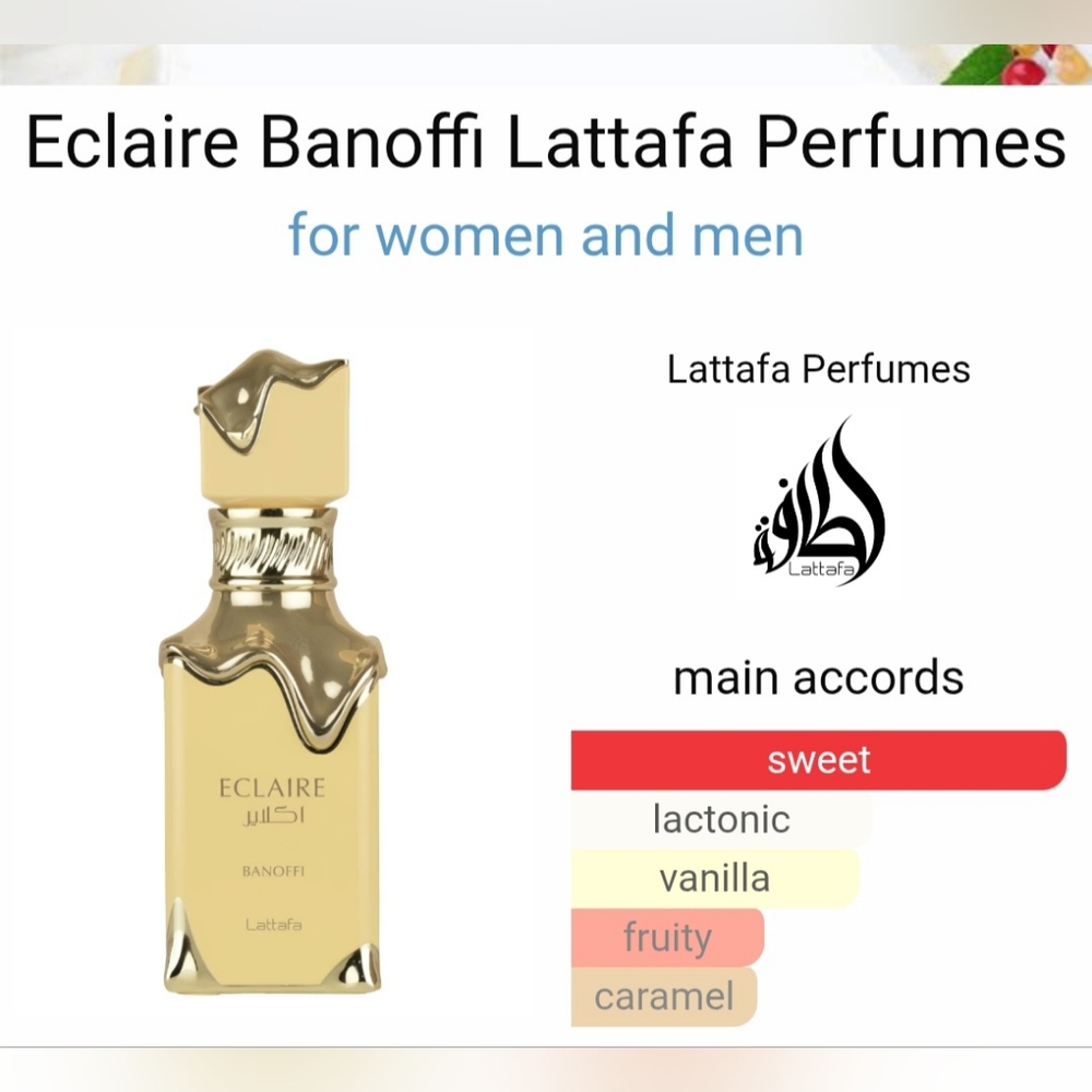 New Release Lataffa New In Box Eclaire Banoffi 100ML Edp Gourmond Unisex